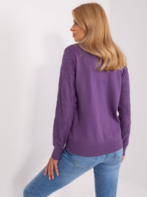 Sweter AT-SW-2231A.00P fioletowy Sweter AT-SW-2231A.00P fioletowy