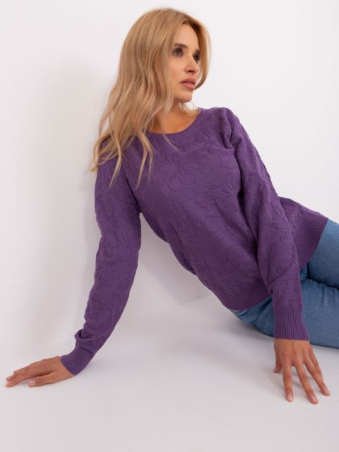 Sweter AT-SW-2231A.00P fioletowy Sweter AT-SW-2231A.00P fioletowy