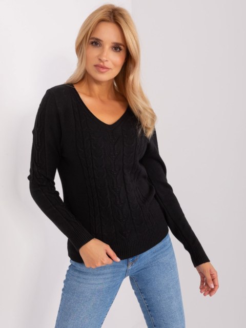 Sweter AT-SW-2329.98P czarny