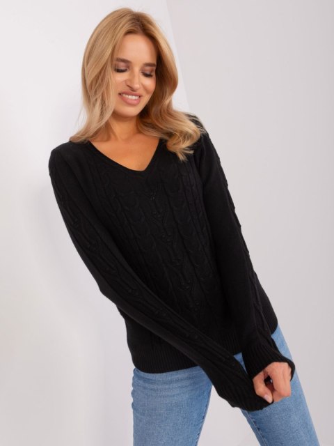 Sweter AT-SW-2329.98P czarny