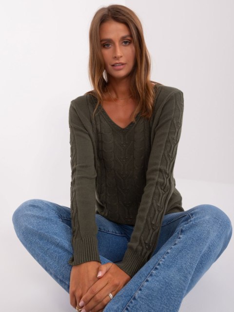 Sweter AT-SW-2329.98P khaki Sweter AT-SW-2329.98P khaki