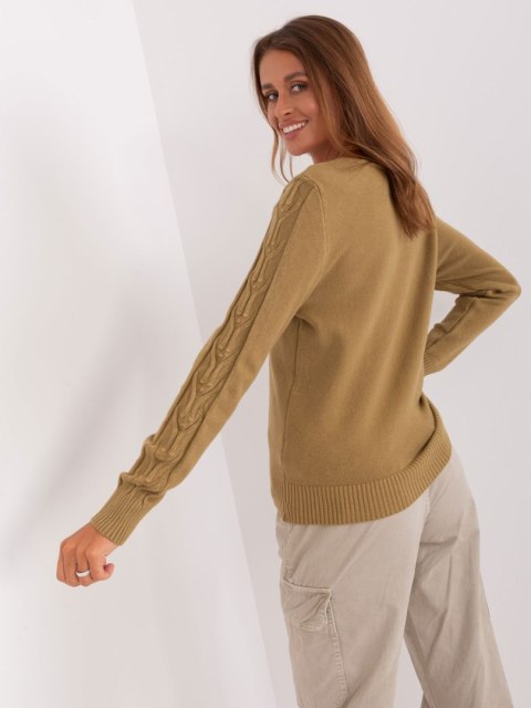 Sweter AT-SW-2329.98P oliwkowy
