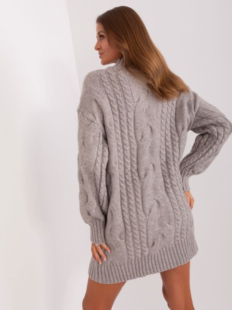 Sweter AT-SW-2367-1.35P szary Sweter AT-SW-2367-1.35P szary