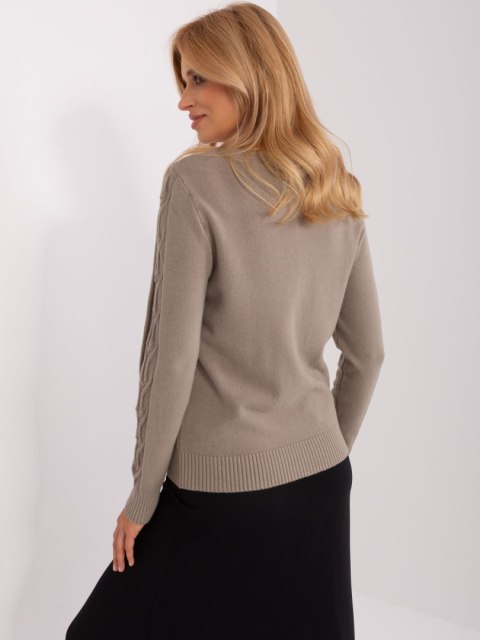 Sweter AT-SW-2329.98P ciemny bezowy Sweter AT-SW-2329.98P ciemny bezowy