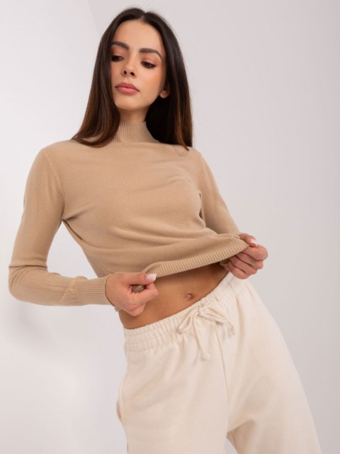 Sweter PM-SW-PM-20.05 camelowy S/M Sweter PM-SW-PM-20.05 camelowy S/M