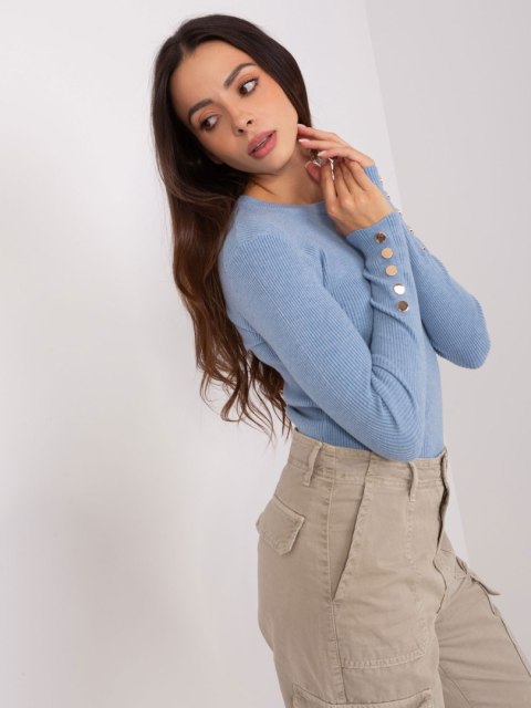 Sweter PM-SW-PM685.39P jasny niebieski M/L Sweter PM-SW-PM685.39P jasny niebieski M/L