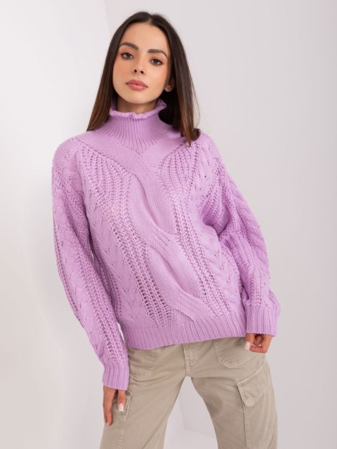 Sweter AT-SW-2350.91P jasny fioletowy Sweter AT-SW-2350.91P jasny fioletowy