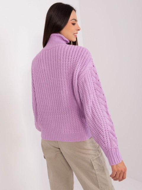Sweter AT-SW-2350.91P jasny fioletowy Sweter AT-SW-2350.91P jasny fioletowy