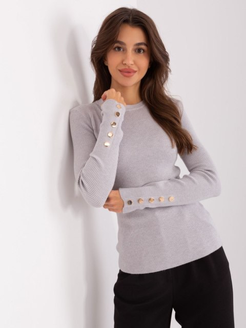 Sweter PM-SW-PM685.39P szary S/M