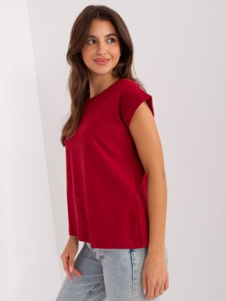 T-shirt RV-TS-4833.00X bordowy L