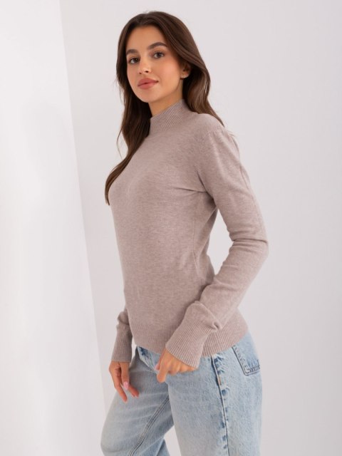 Sweter PM-SW-PM-20.05 ciemny bezowy M/L Sweter PM-SW-PM-20.05 ciemny bezowy M/L