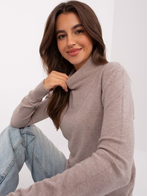 Sweter PM-SW-PM-20.05 ciemny bezowy M/L Sweter PM-SW-PM-20.05 ciemny bezowy M/L