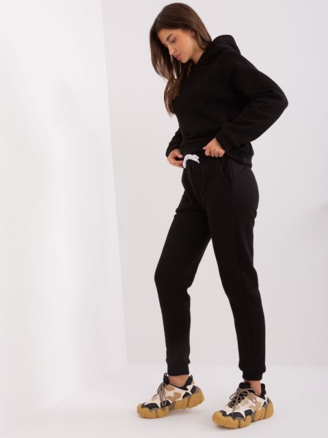 Komplet dresowy basic czarny spodnie + bluza Komplet dresowy basic czarny spodnie + bluza