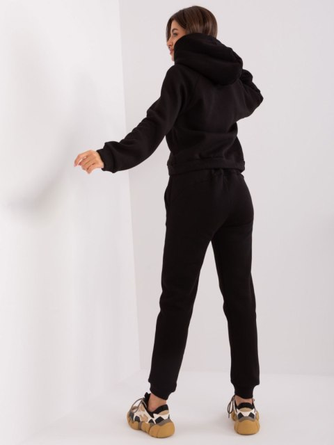Komplet dresowy basic czarny spodnie + bluza Komplet dresowy basic czarny spodnie + bluza