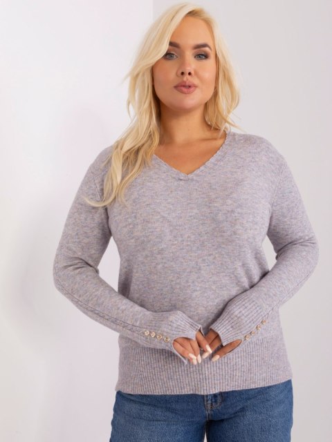 Sweter PM-SW-PM-3817.07 szary XL/XXL Sweter PM-SW-PM-3817.07 szary XL/XXL