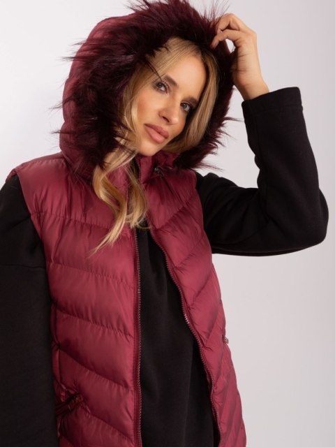 Kamizelka RV-KZ-008.00P bordowy L