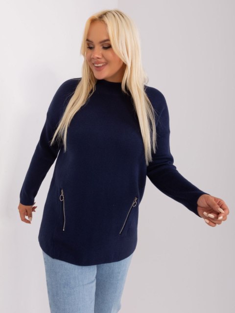 Sweter PM-SW-PM717.20 granatowy XXL/XXXL Sweter PM-SW-PM717.20 granatowy XXL/XXXL
