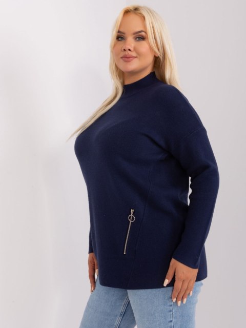 Sweter PM-SW-PM717.20 granatowy XXL/XXXL Sweter PM-SW-PM717.20 granatowy XXL/XXXL