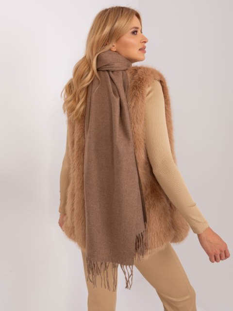 Szalik AT-SZ-23185.62P ciemny brązowy