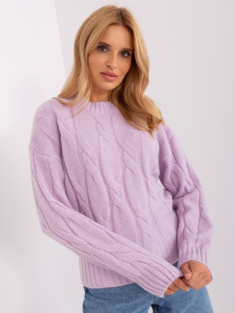 Sweter AT-SW-0146.10P jasny fioletowy Sweter AT-SW-0146.10P jasny fioletowy