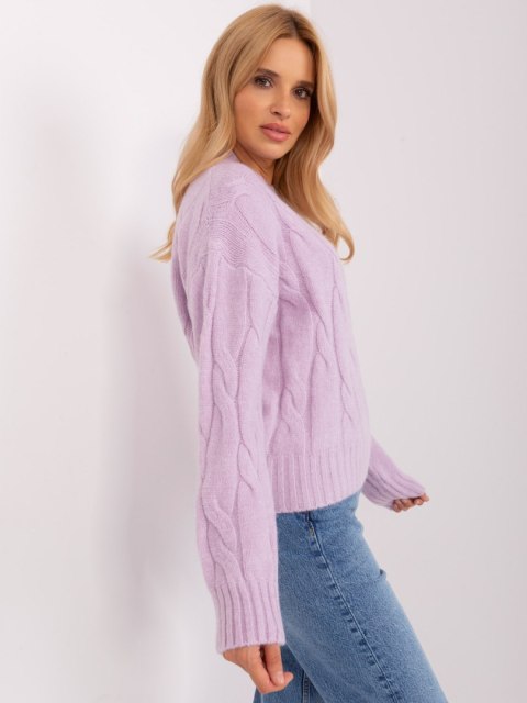 Sweter AT-SW-0146.10P jasny fioletowy Sweter AT-SW-0146.10P jasny fioletowy