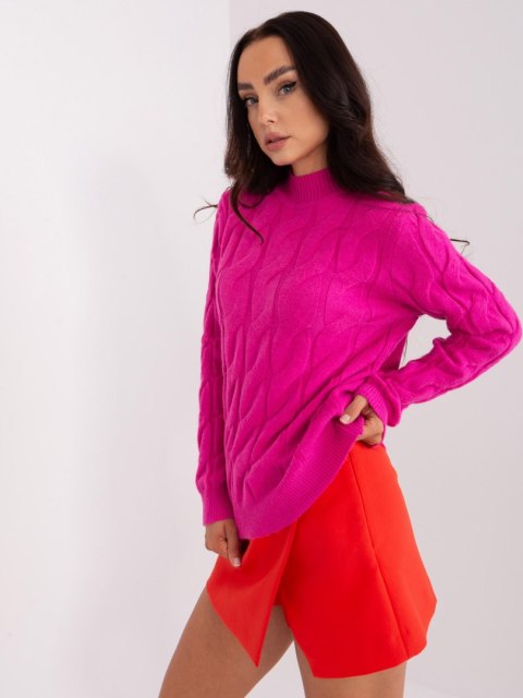 Sweter AT-SW-2235.00P fuksjowy