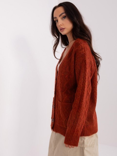 Sweter AT-SW-2358.31 ciemny pomarańczowy Sweter AT-SW-2358.31 ciemny pomarańczowy