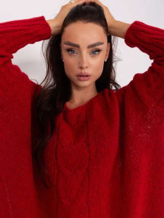 Sweter TW-SW-BI-559.45 ciemny czerwony