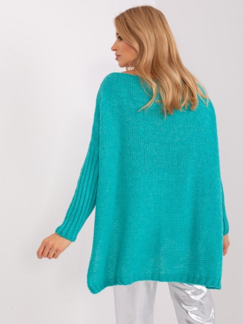 Sweter TW-SW-BI-559.45 turkusowy Sweter TW-SW-BI-559.45 turkusowy