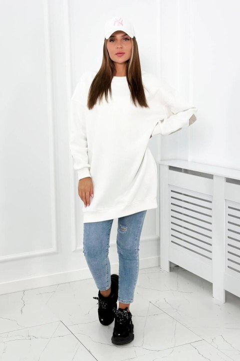 Bluza ocieplana z napisem California ecru