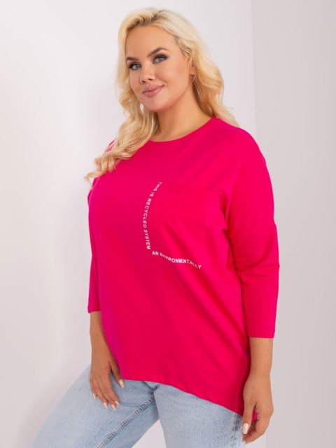 Bluzka RV-BZ-9088.53P fuksjowy Bluzka RV-BZ-9088.53P fuksjowy
