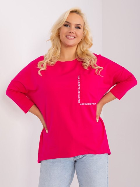 Bluzka RV-BZ-9088.53P fuksjowy Bluzka RV-BZ-9088.53P fuksjowy