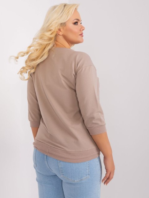 Bluzka RV-BZ-9105.46P ciemny bezowy Bluzka RV-BZ-9105.46P ciemny bezowy