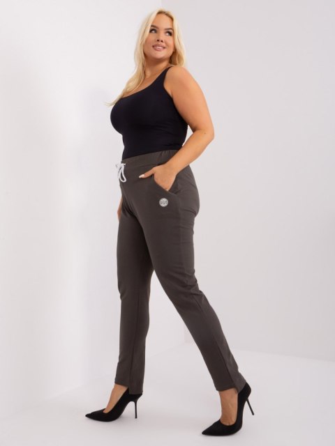 Spodnie dresowe RV-DR-8930-1.35P ciemny khaki 3XL