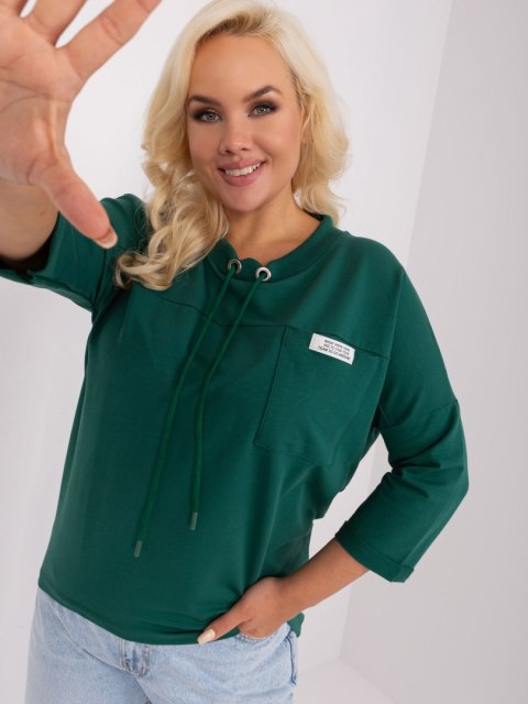 Bluzka RV-BZ-9071.79P ciemny zielony Bluzka RV-BZ-9071.79P ciemny zielony