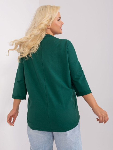 Bluzka RV-BZ-9071.79P ciemny zielony Bluzka RV-BZ-9071.79P ciemny zielony