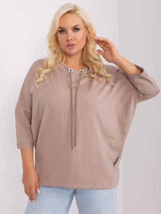 Bluzka RV-BZ-9086.57P ciemny bezowy