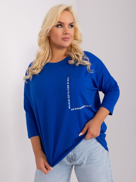 Bluzka RV-BZ-9088.53P kobaltowy