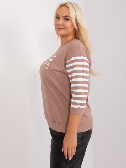 Bluzka RV-BZ-9148.16P ciemny bezowy Bluzka RV-BZ-9148.16P ciemny bezowy