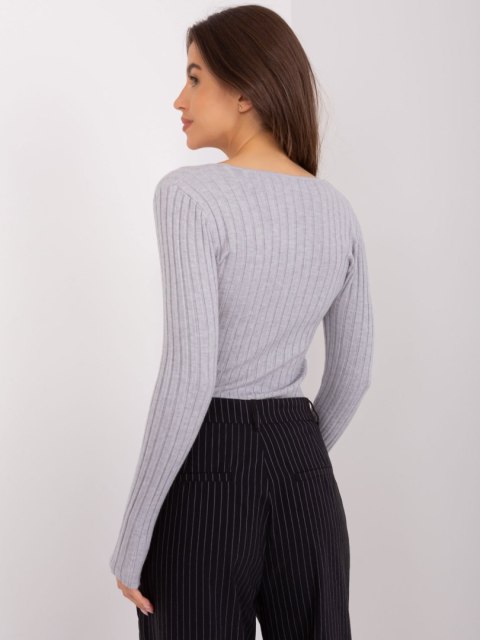 Sweter PM-SW-PM1088.25 jasny szary S/M Sweter PM-SW-PM1088.25 jasny szary S/M