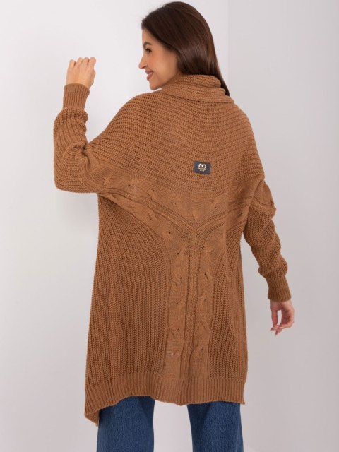 Kardigan TW-SW-BI-305.99P brązowy Kardigan TW-SW-BI-305.99P brązowy