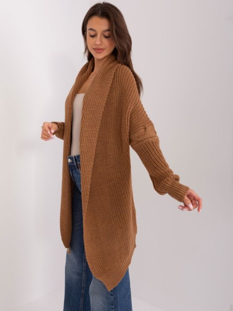 Kardigan TW-SW-BI-305.99P brązowy Kardigan TW-SW-BI-305.99P brązowy