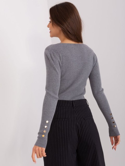 Sweter PM-SW-PM305.22 ciemny szary S/M