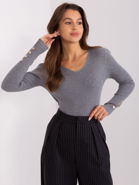 Sweter PM-SW-PM305.22 ciemny szary S/M