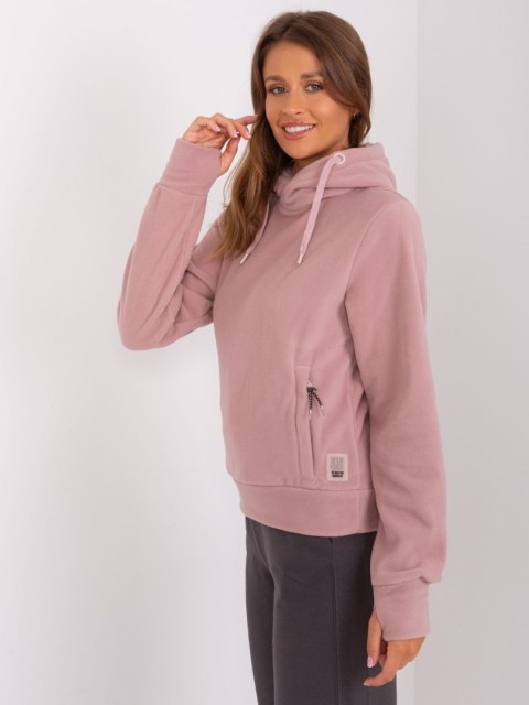 Bluza różowa kangurka z kapturem, ocieplana XXL Bluza różowa kangurka z kapturem, ocieplana XXL
