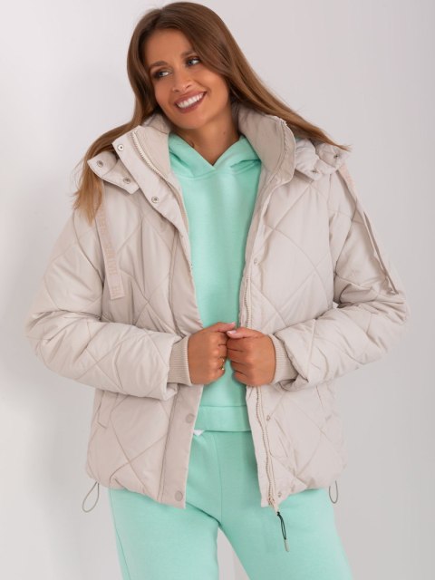 Kurtka D51160X44524A2 jasny beżowy XXL Kurtka D51160X44524A2 jasny beżowy XXL