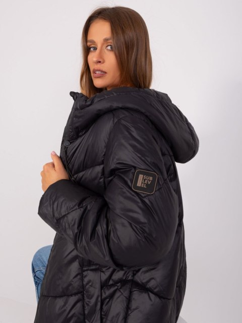 Płaszcz D50045X44526A1 czarny S Płaszcz D50045X44526A1 czarny S