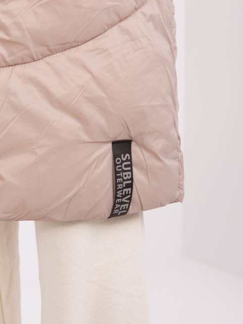 Płaszcz D50045X44526A4 ciemny bezowy XL Płaszcz D50045X44526A4 ciemny bezowy XL