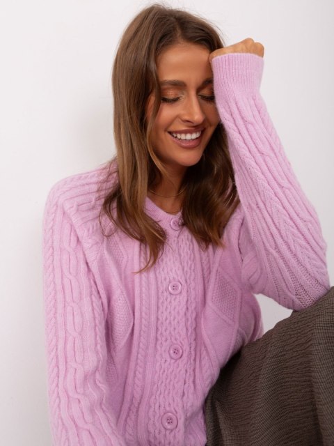 Sweter AT-SW-2346-2.99P jasny fioletowy Sweter AT-SW-2346-2.99P jasny fioletowy