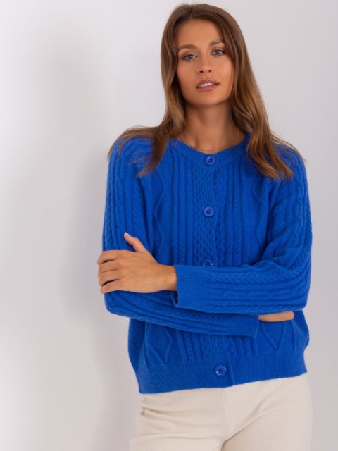 Sweter AT-SW-2346-2.99P kobaltowy Sweter AT-SW-2346-2.99P kobaltowy